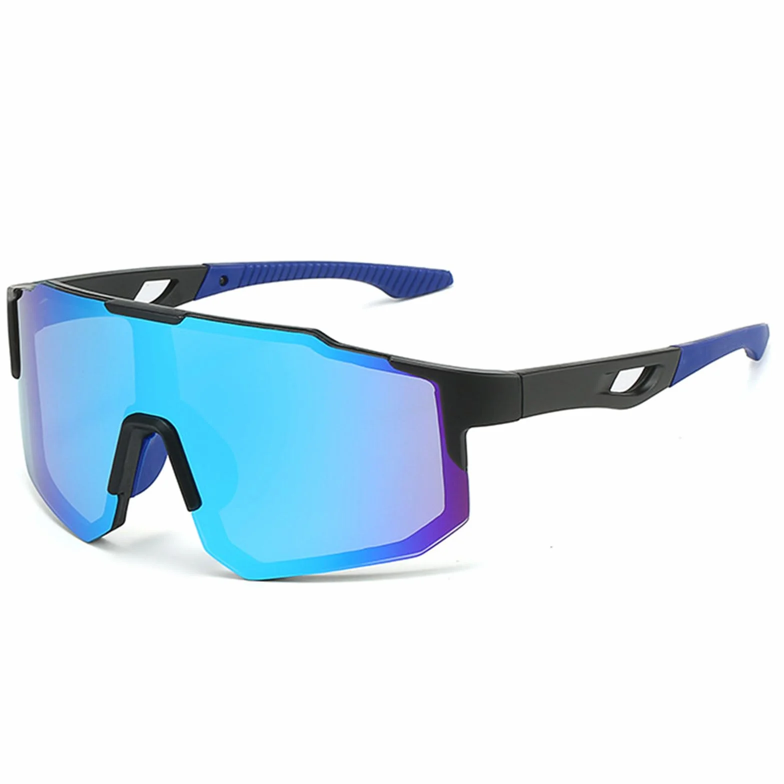 Kiuiom Damskie męskie okulary rowerowe, sportowe okulary przeciwsłoneczne, okulary sportowe do aktywności na świeżym powietrzu, UV400, okulary rowerowe polaryzacyjne, okulary przeciwsłoneczne do jazdy