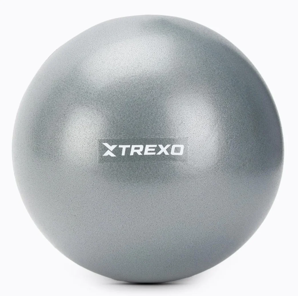 TREXO Mini piłka gimnastyczna o średnicy 20 cm, wyprodukowana z PCW, trwała i odporna na zużycie piłka treningowa, lekka i łatwa do przenoszenia, idealna do fitnessu