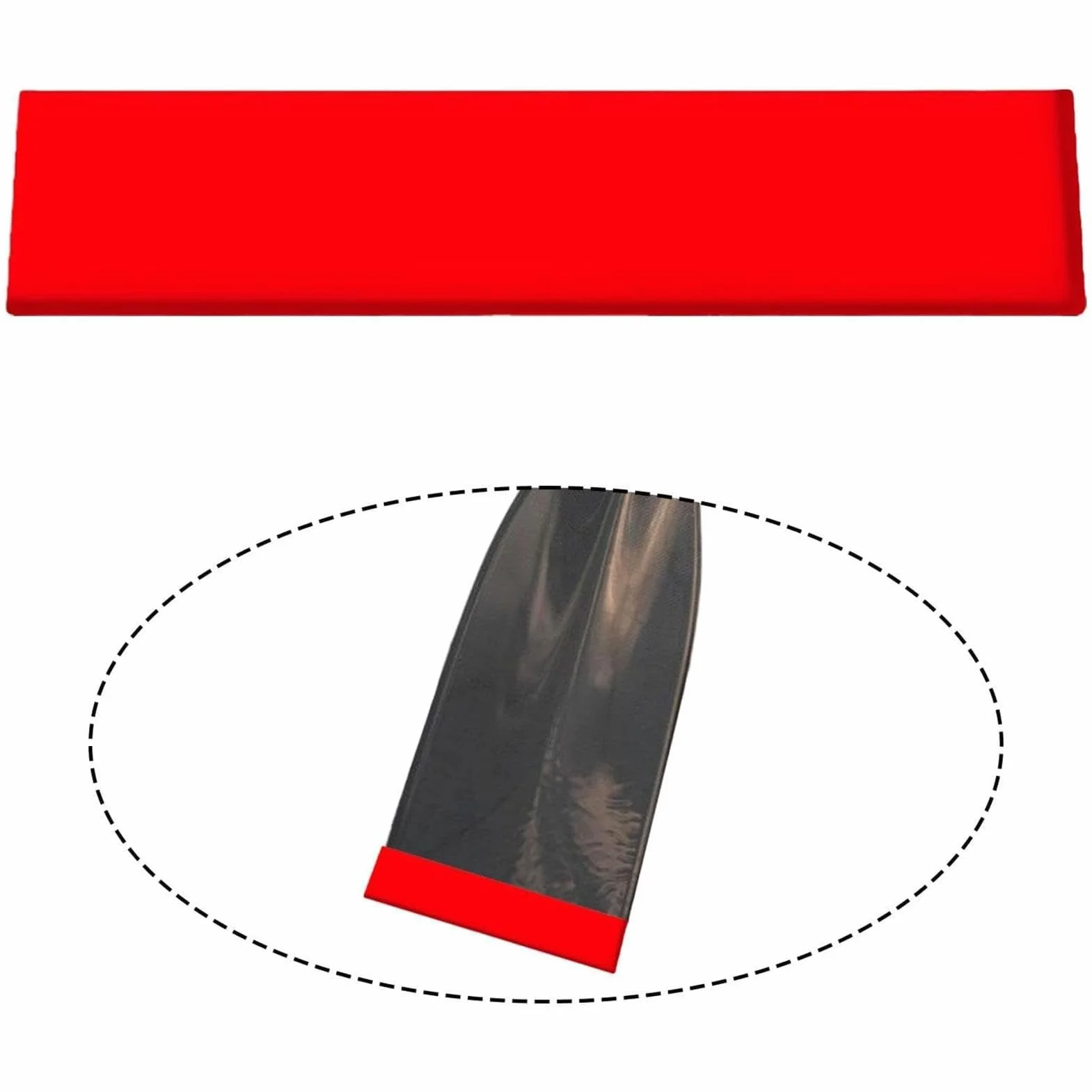 Kayak Paddle Cover - Protective Cover for Dragon Boat with Silicone | Anti-wear Details with Shock-absorbent Function, Durable Blade Shield, 35g Lightweight Protector for Kayak Paddle Maintenance