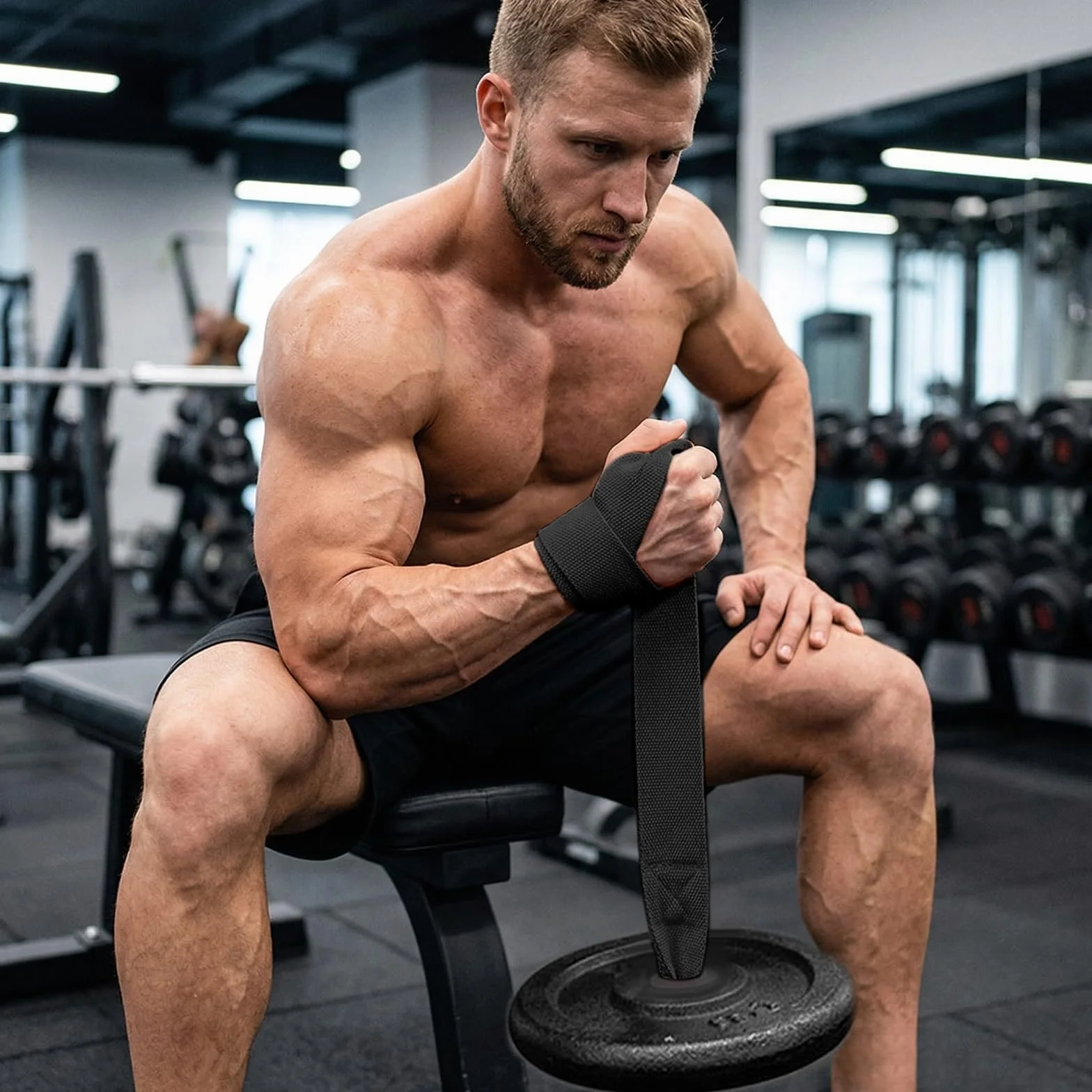 flintronic Pasek do treningu siłowania się na rękę, ulepszony pasek ładujący do treningu przedramienia nadgarstka i bicepsów, wielofunkcyjny sprzęt treningowy