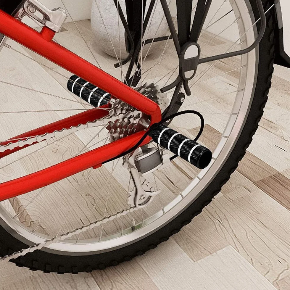KINSPORY 3/8 cala - 26-zębowe kołki rowerowe ze stopu aluminium, tylne siedzenia, zestaw 2 szt. BMX peg, bIke peg