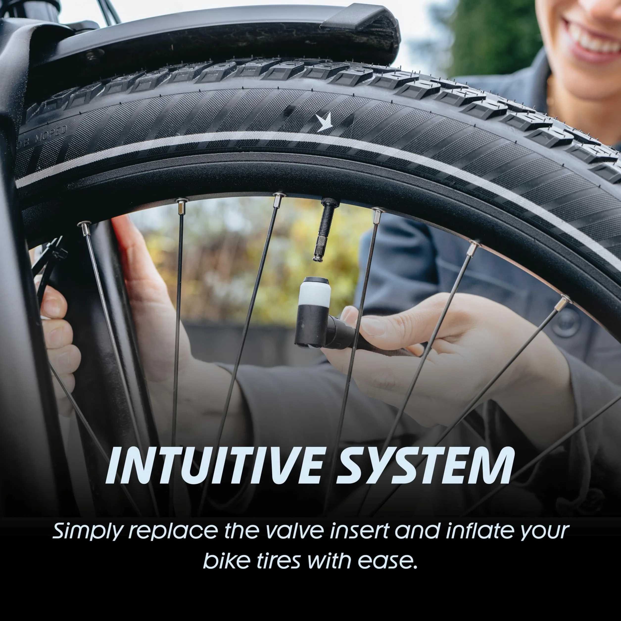 Schwalbe Clik Valve - nakładka na wentyl rowerowy, SV-SCV Conversion Kit (Valve Only)