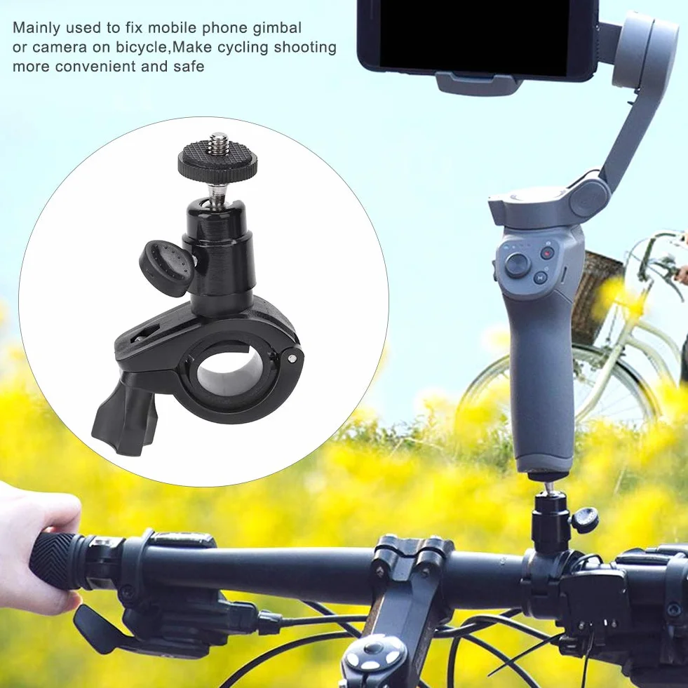 Uchwyt Rowerowy Gimbal do Kamer i Telefonom, OM 4/OSMO Mobile 2 3