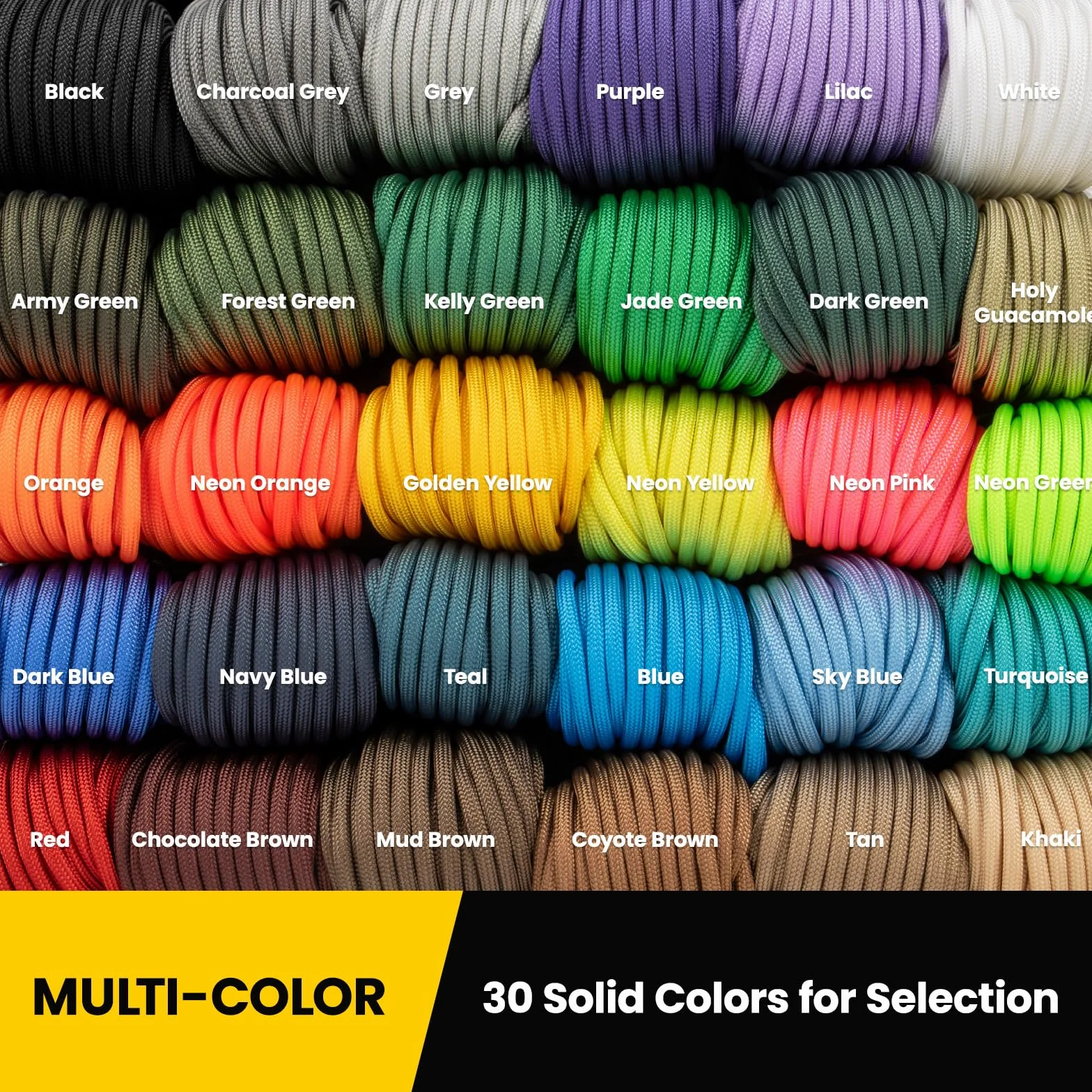 Paracord 550 4mm 10M Typ III 7-żyłowa 100% Nylonowa Linka Sznurek Idealna do Majsterkowania, Biwakowania, Zewnątrz, Survivalowy | Wsparcie 250kg | Zieleń Wojskowa