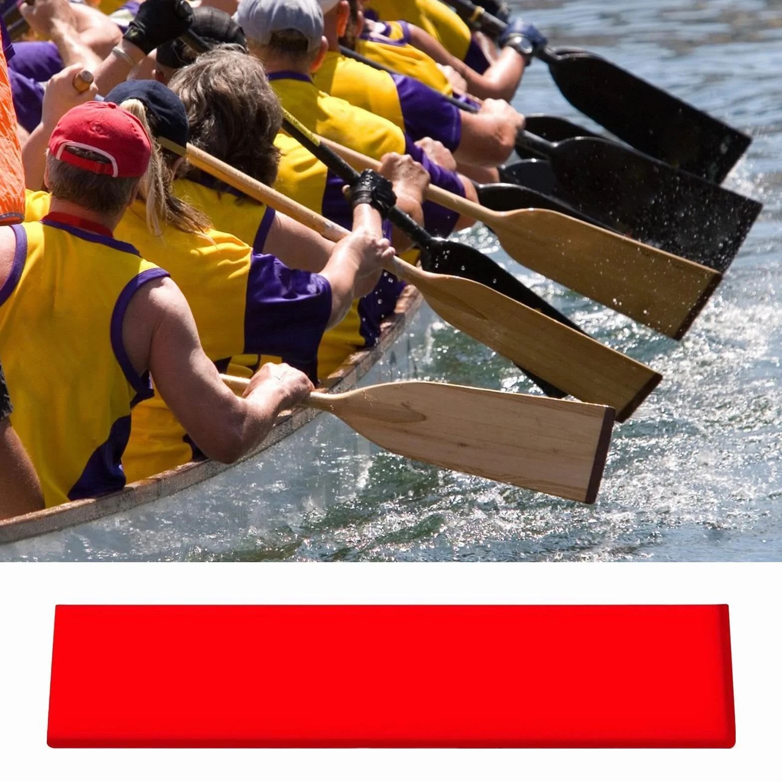 Kayak Paddle Cover - Protective Cover for Dragon Boat with Silicone | Anti-wear Details with Shock-absorbent Function, Durable Blade Shield, 35g Lightweight Protector for Kayak Paddle Maintenance