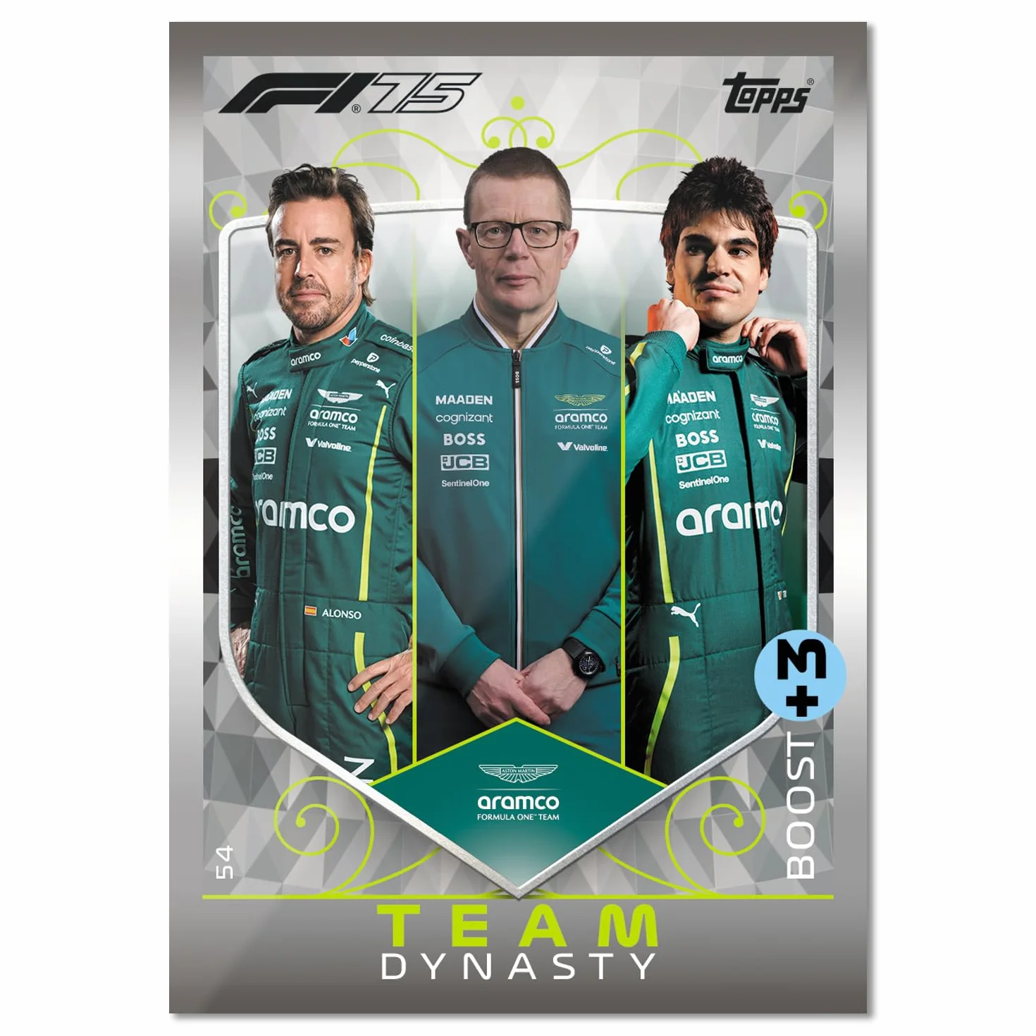 Topps Turbo Attax Formula 1 2025 – Diamond Edition Mega Tin – zawiera 66 kart, w tym 6 kart LE i 5 ekskluzywnych elementów. Legend Relics w puszkach na szczęście